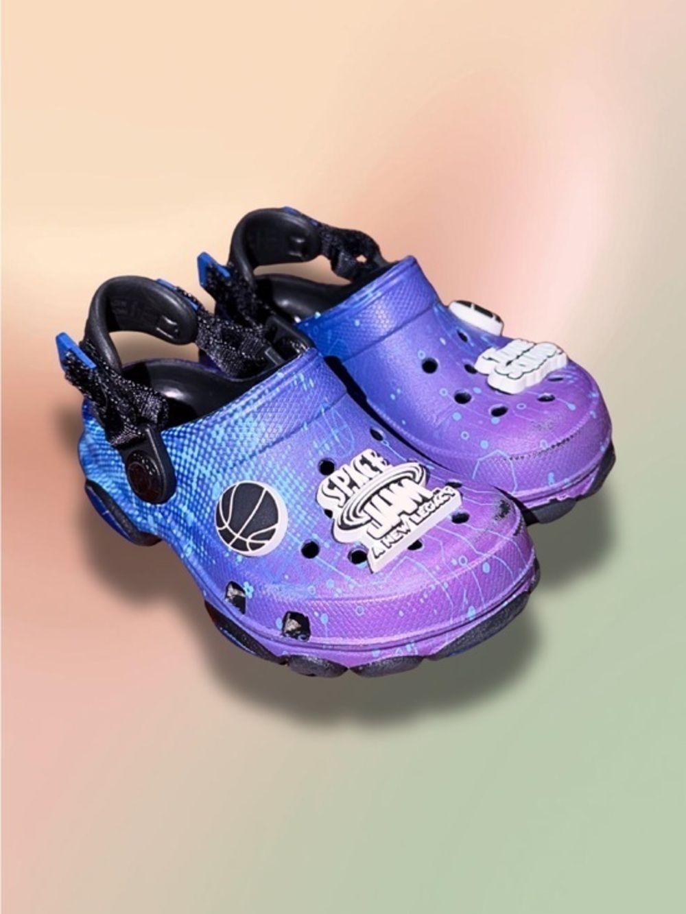 Crocs x Space Jam A New Legacy All-Terrain Clogs Kids C7 Purple Blue